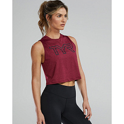 Майка TYR Women's  Climadry Cropped Tech Tank Solid