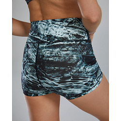 Шорты с высокой талией  TYR Women's Joule Elite High-Rise 2" Short - Aquifier