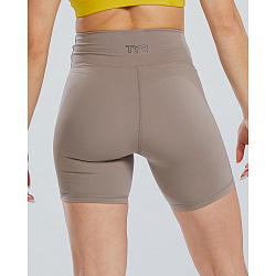 Шорты с высокой талией  TYR Women's Joule Elite High-Rise 6" Short - Solid