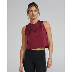 Майка TYR Women's  Climadry Cropped Tech Tank Solid