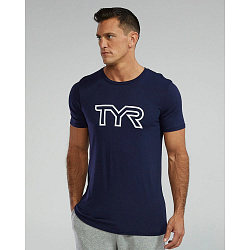 Футболка TYR Men's Ultrasoft Lightweight Big Logo