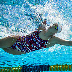 Купальник слитный TYR All American Cutoutfit