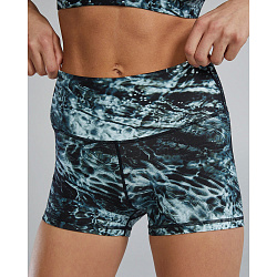 Шорты с высокой талией  TYR Women's Joule Elite High-Rise 2" Short - Aquifier