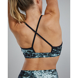 Топ TYR Womens's Joule Elite High Neck Sports Bra - Aquifier