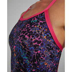 Купальник слитный TYR Петуния Стиппл Даймондфит