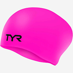 Шапочка для плавания TYR Long Hair Wrinkle-Free Silicone Cap