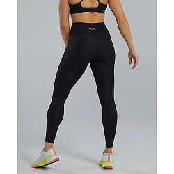 Тайтсы с высокой талией  TYR Base Kinetic™ Womens's High-Rise 28" Pocket Leggings - Solid