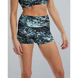 Шорты с высокой талией  TYR Women's Joule Elite High-Rise 2" Short - Aquifier